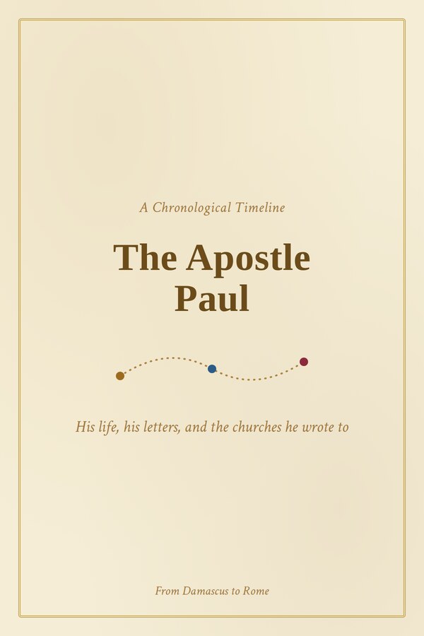 The Apostle Paul timeline cover